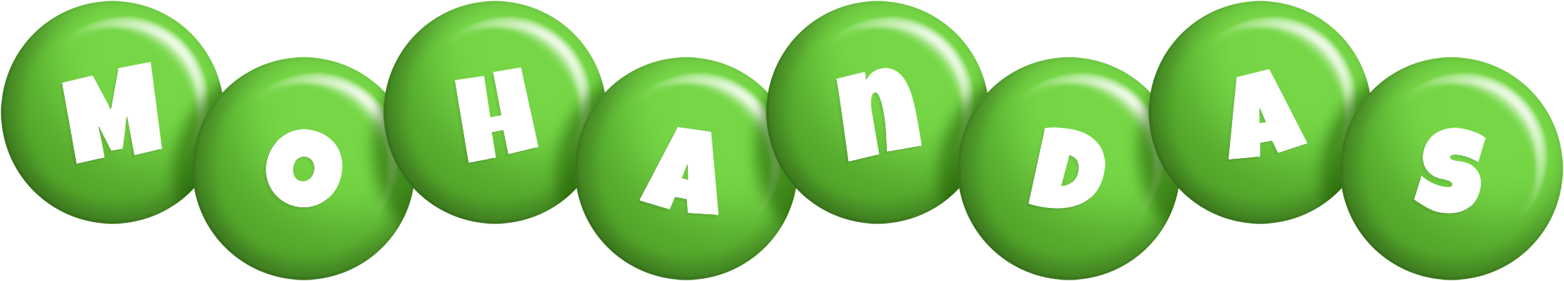 Mohandas candy-green logo