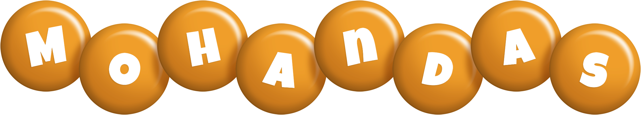 Mohandas candy-orange logo