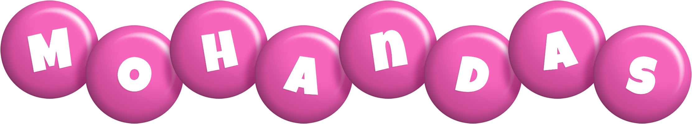 Mohandas candy-pink logo