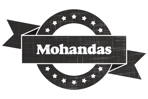 Mohandas grunge logo