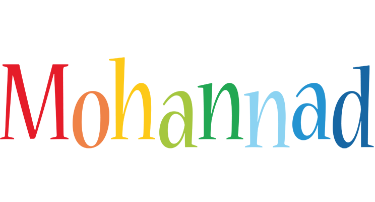 Mohannad birthday logo