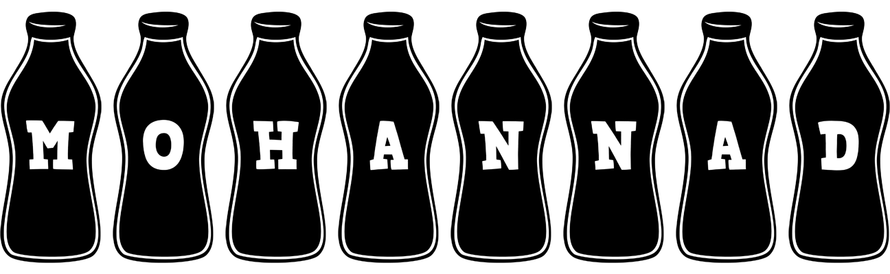 Mohannad bottle logo