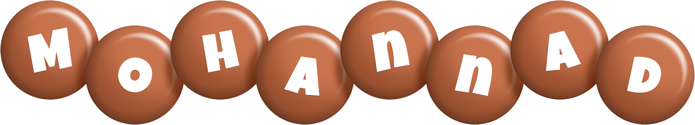 Mohannad candy-brown logo