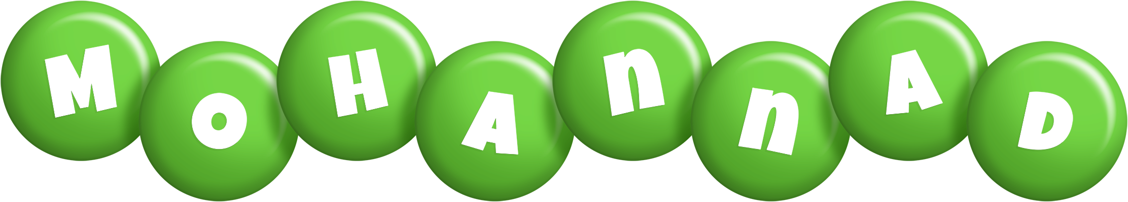 Mohannad candy-green logo