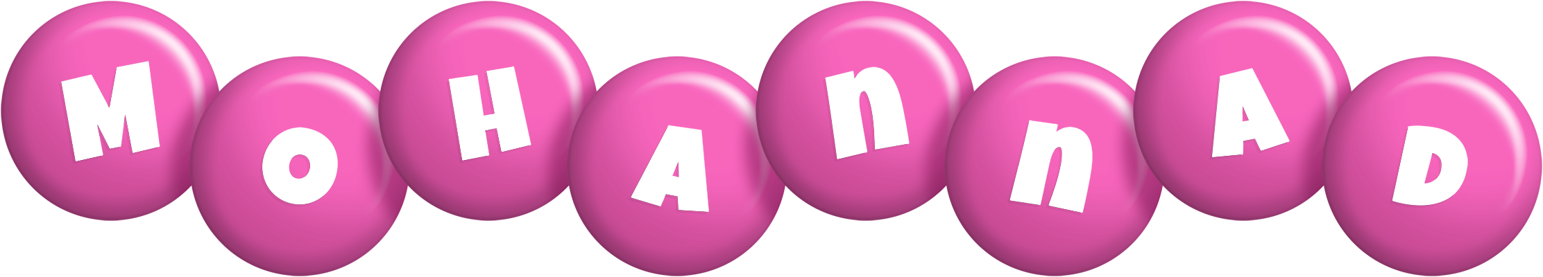 Mohannad candy-pink logo