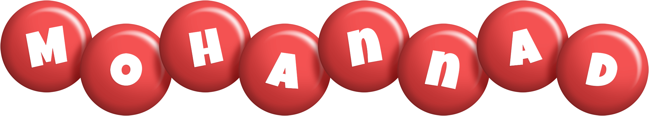 Mohannad candy-red logo