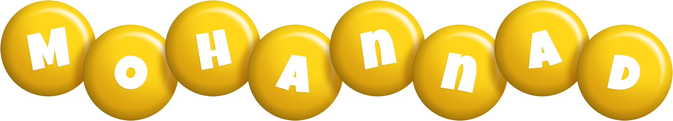 Mohannad candy-yellow logo
