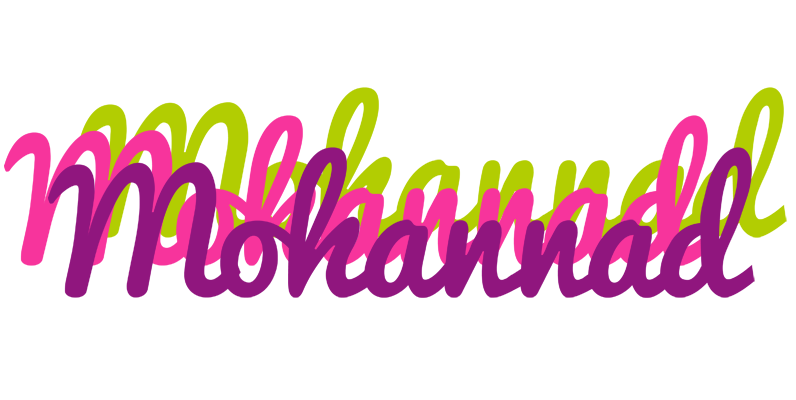 Mohannad flowers logo