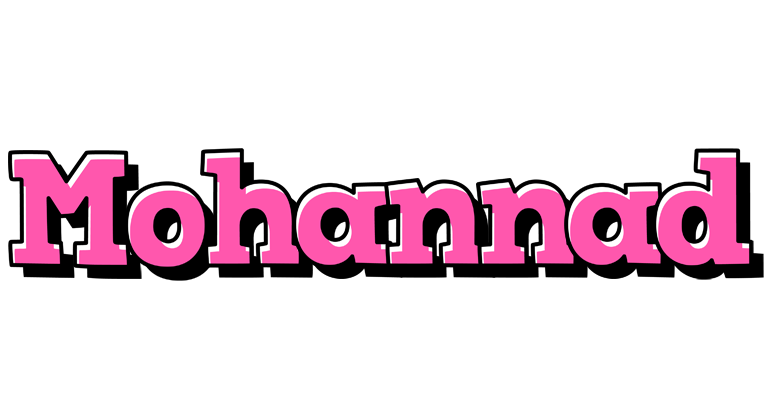 Mohannad girlish logo
