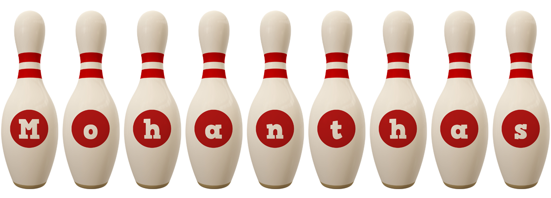 Mohanthas bowling-pin logo