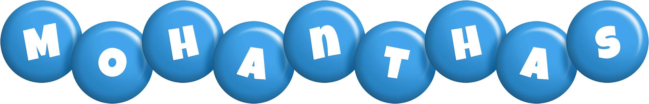 Mohanthas candy-blue logo