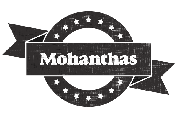 Mohanthas grunge logo