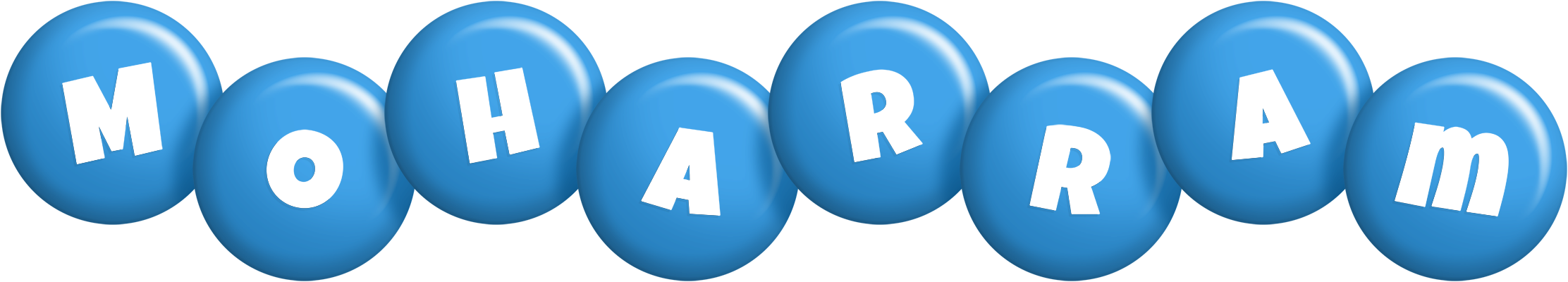Moharram candy-blue logo