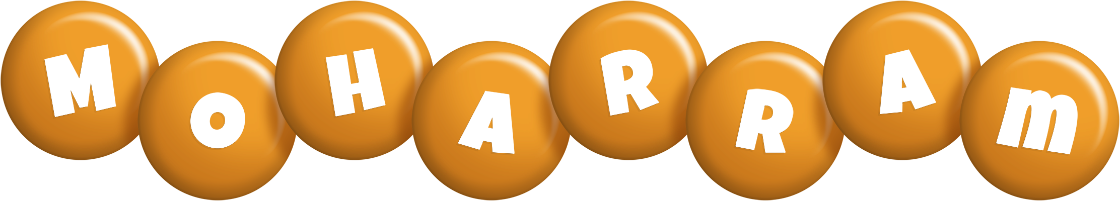 Moharram candy-orange logo