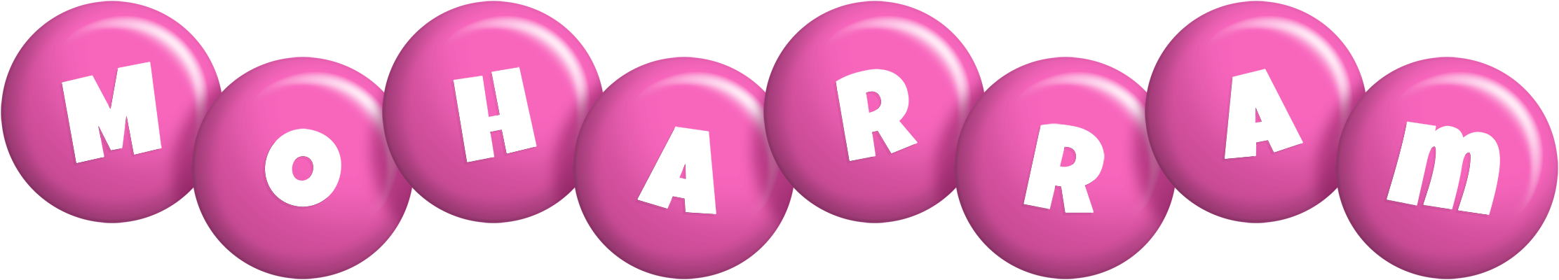 Moharram candy-pink logo