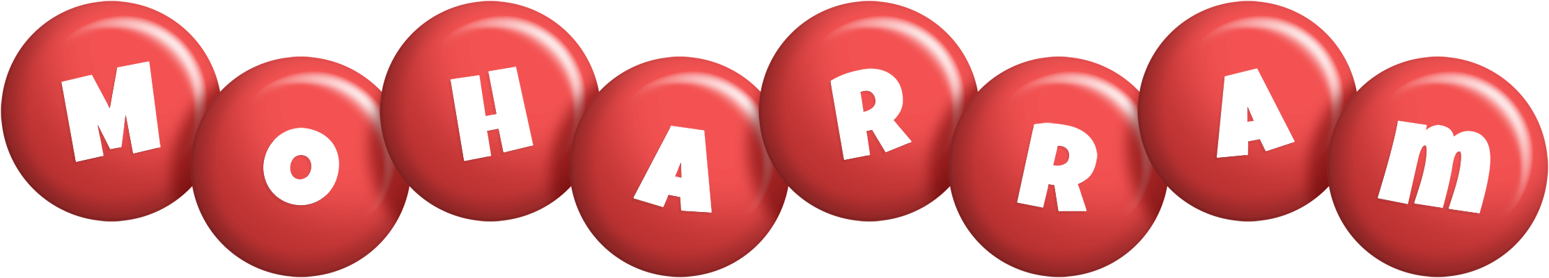 Moharram candy-red logo