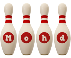 Mohd bowling-pin logo
