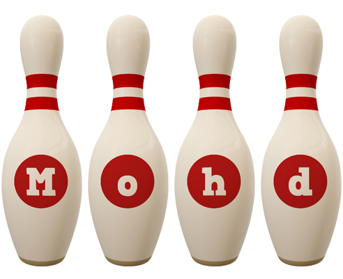 Mohd bowling-pin logo