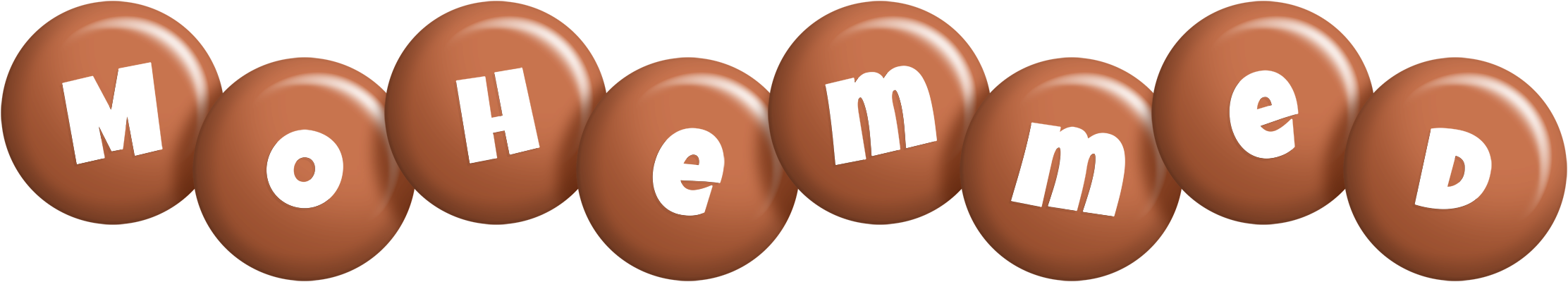 Mohemmed candy-brown logo