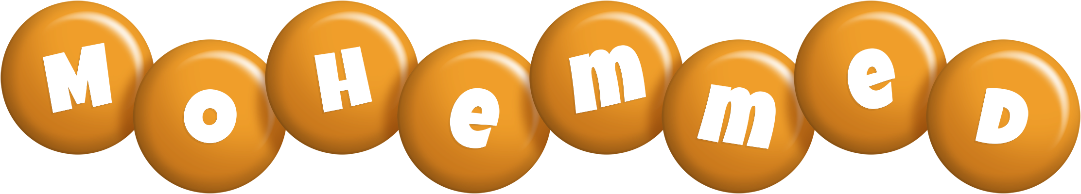 Mohemmed candy-orange logo