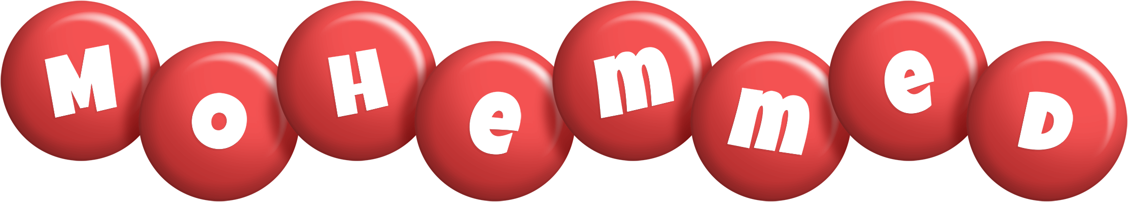 Mohemmed candy-red logo