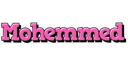 Mohemmed girlish logo