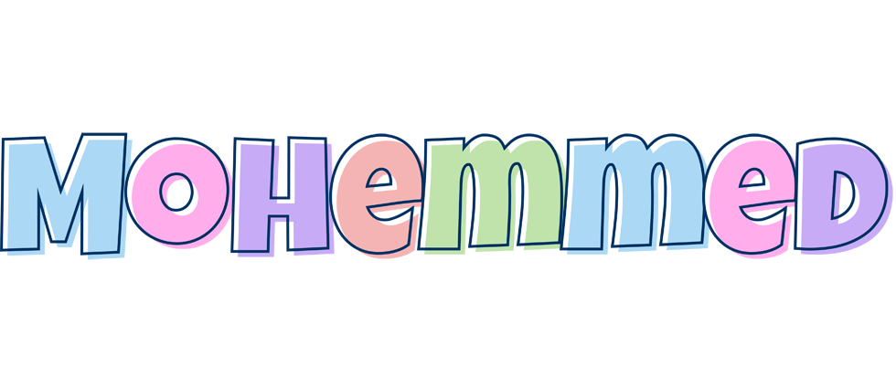 Mohemmed pastel logo