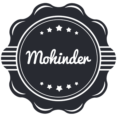 Mohinder badge logo