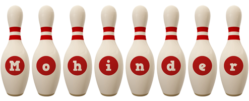 Mohinder bowling-pin logo