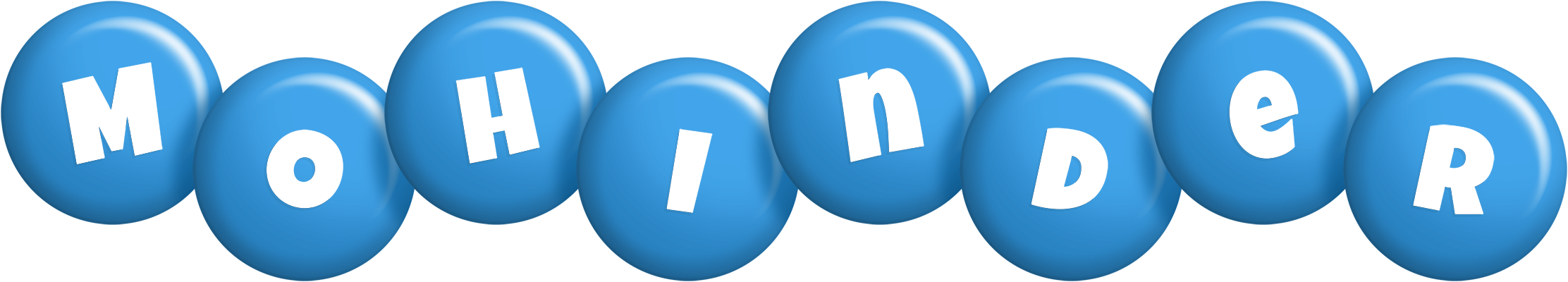 Mohinder candy-blue logo