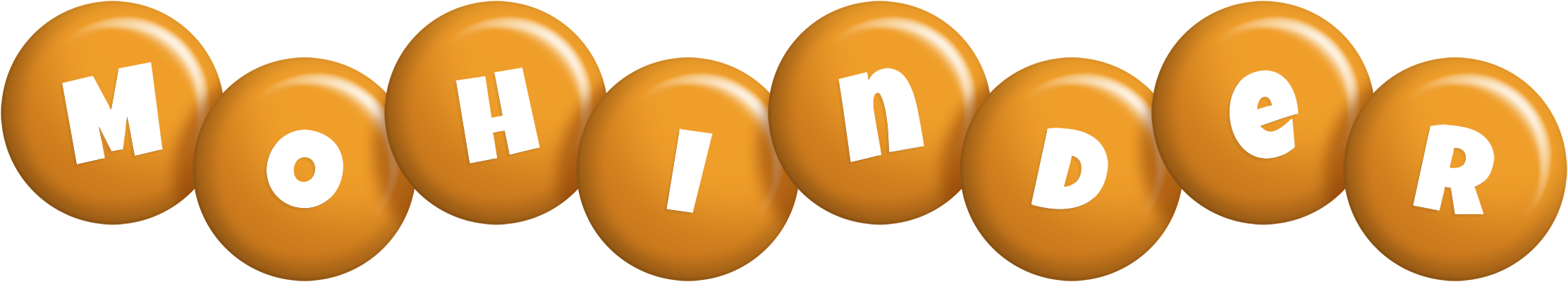Mohinder candy-orange logo