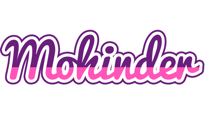 Mohinder cheerful logo