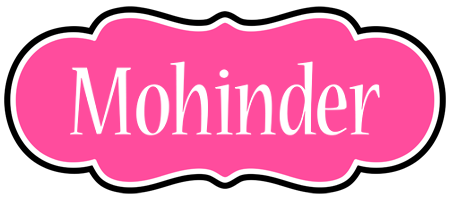 Mohinder invitation logo