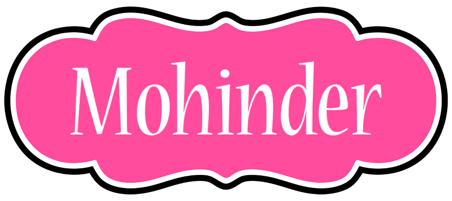 Mohinder invitation logo