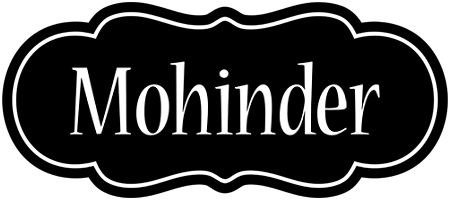 Mohinder welcome logo