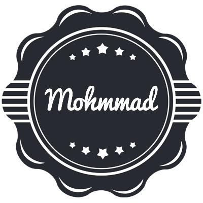 Mohmmad badge logo