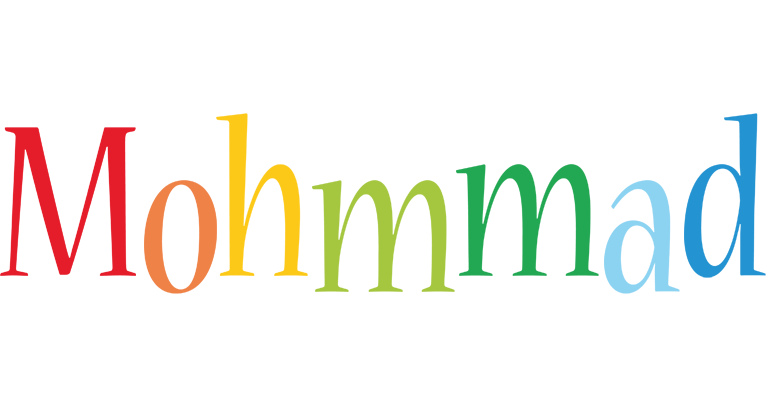 Mohmmad birthday logo