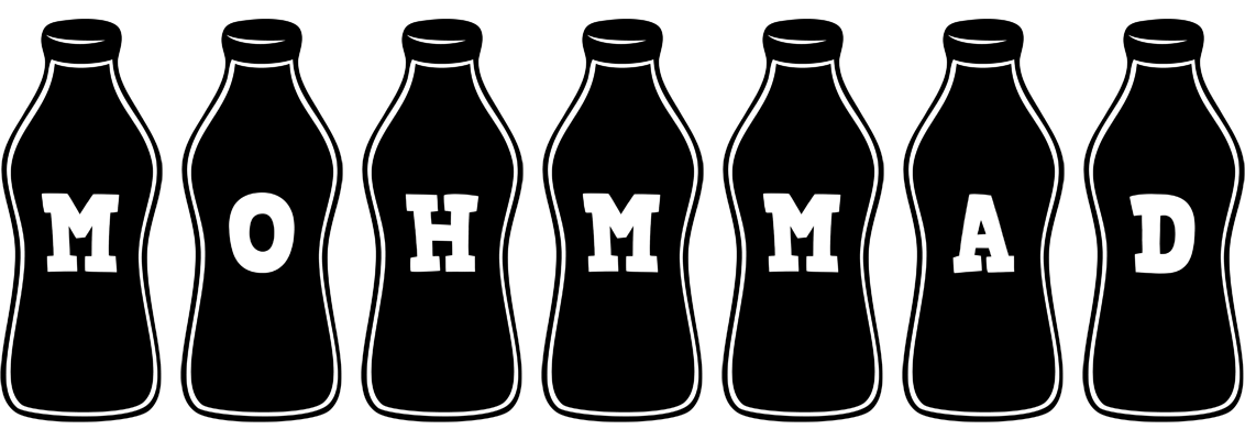 Mohmmad bottle logo