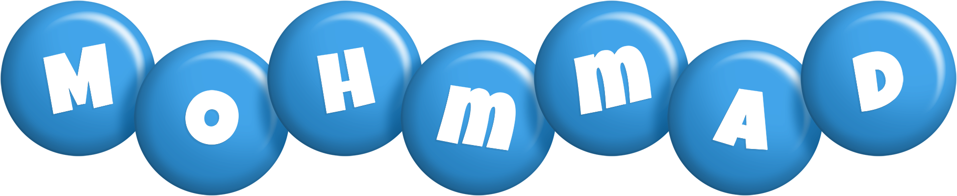 Mohmmad candy-blue logo