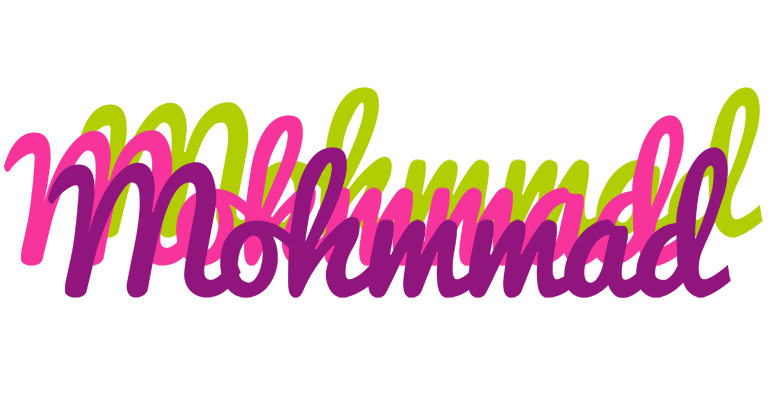 Mohmmad flowers logo