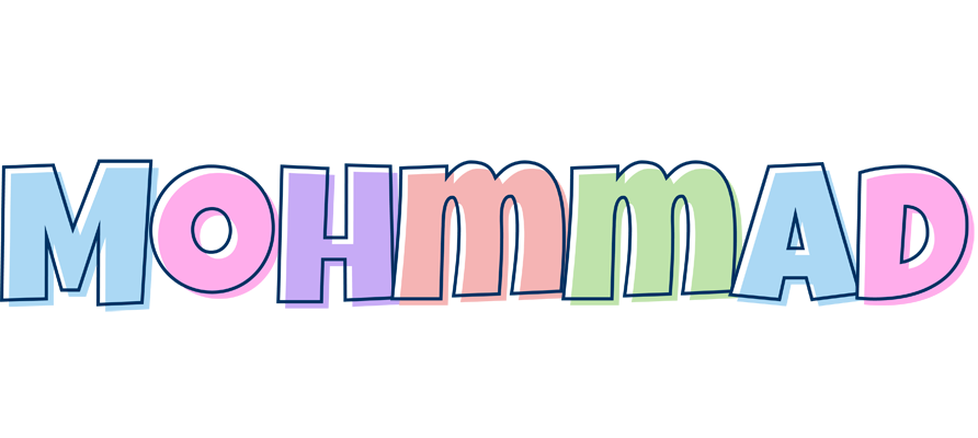 Mohmmad pastel logo