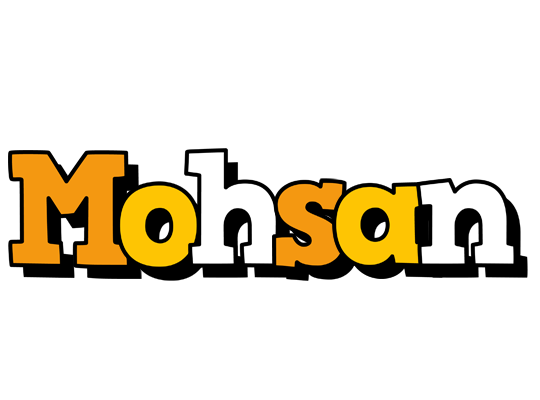 Mohsan cartoon logo