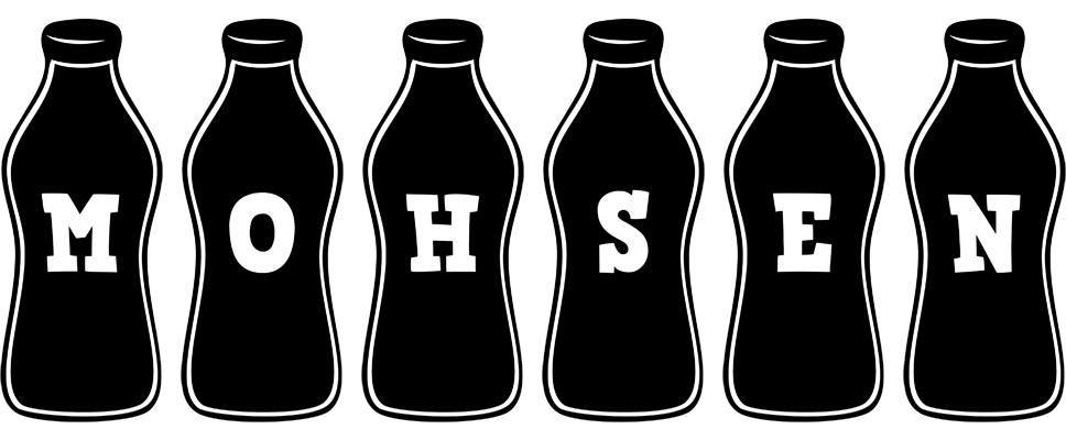 Mohsen bottle logo