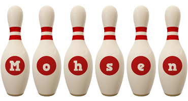 Mohsen bowling-pin logo