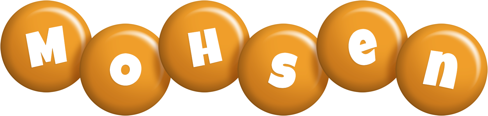Mohsen candy-orange logo
