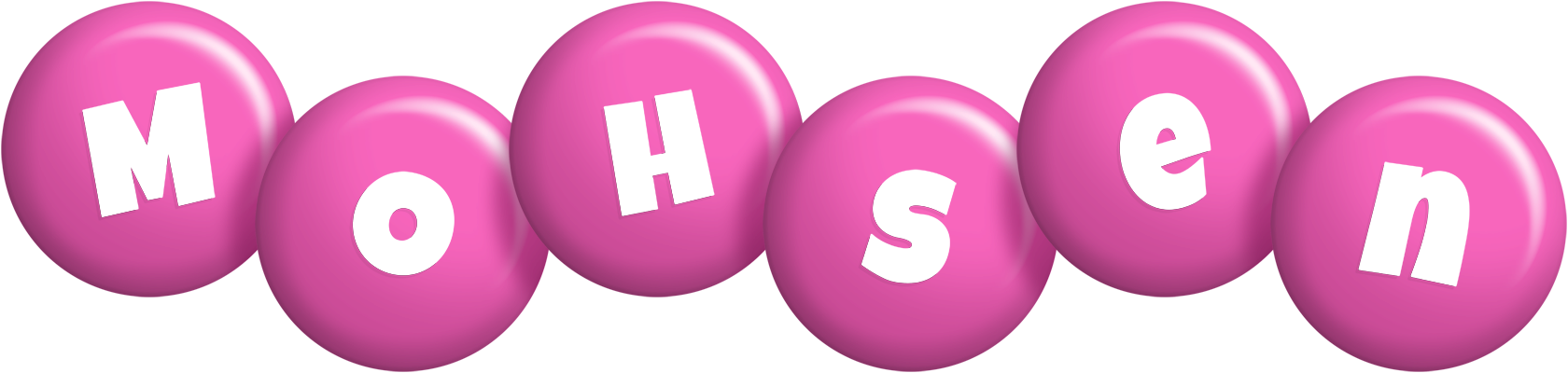Mohsen candy-pink logo