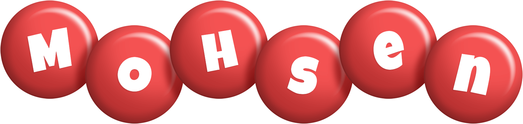 Mohsen candy-red logo