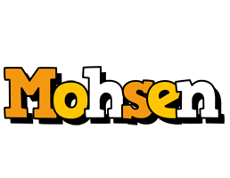 Mohsen cartoon logo