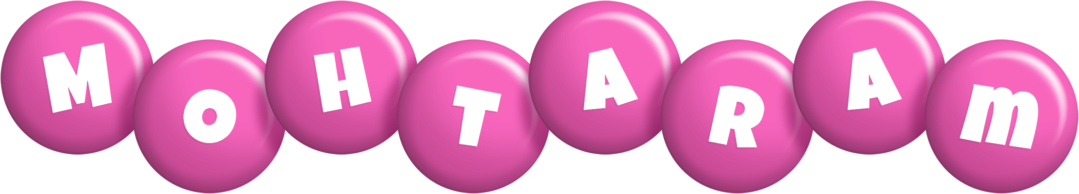 Mohtaram candy-pink logo