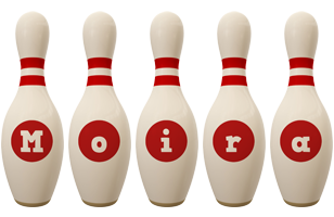 Moira bowling-pin logo